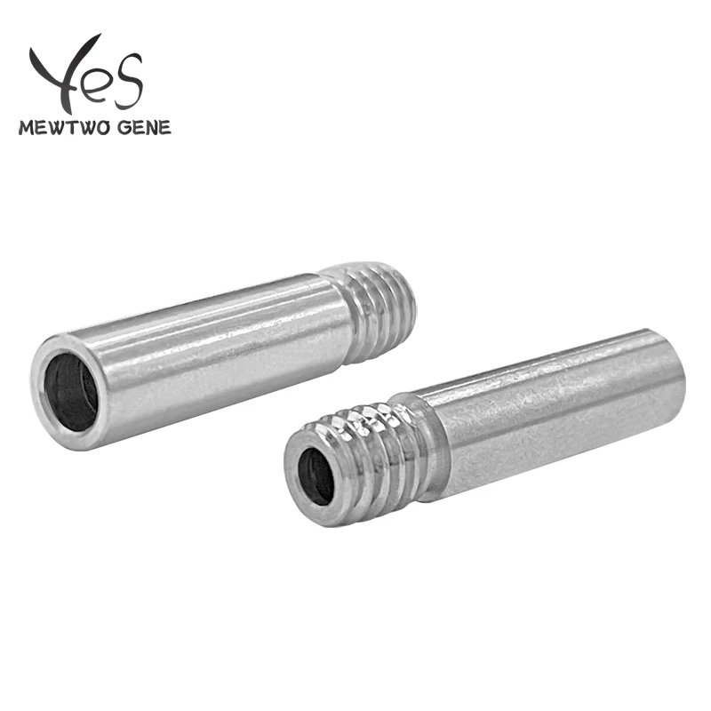 25mm*M6 3D printer parts heat Hot End Nozzle Throat Metal stainless steel feed pipe for 1.75mm filament