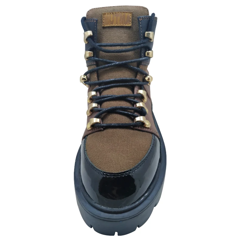 Популярный дизайн, обувь из натуральной кожи, Модные женские повседневные спортивные ботинки