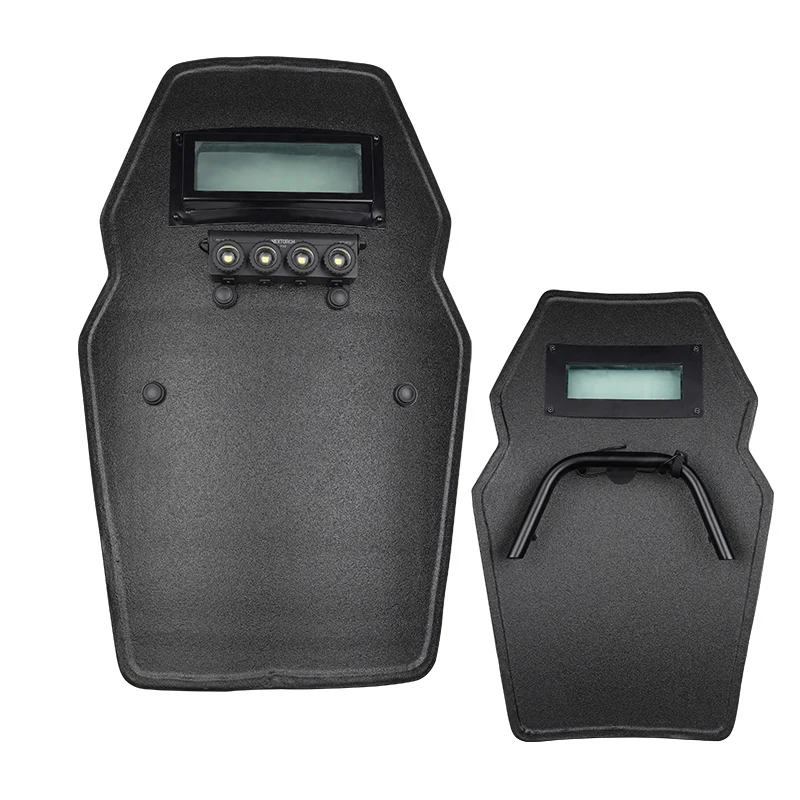 Protect U Manufacture Aramid PE Shield Light Weight Handheld Quality Test Pass Tactical Shield for Sale
