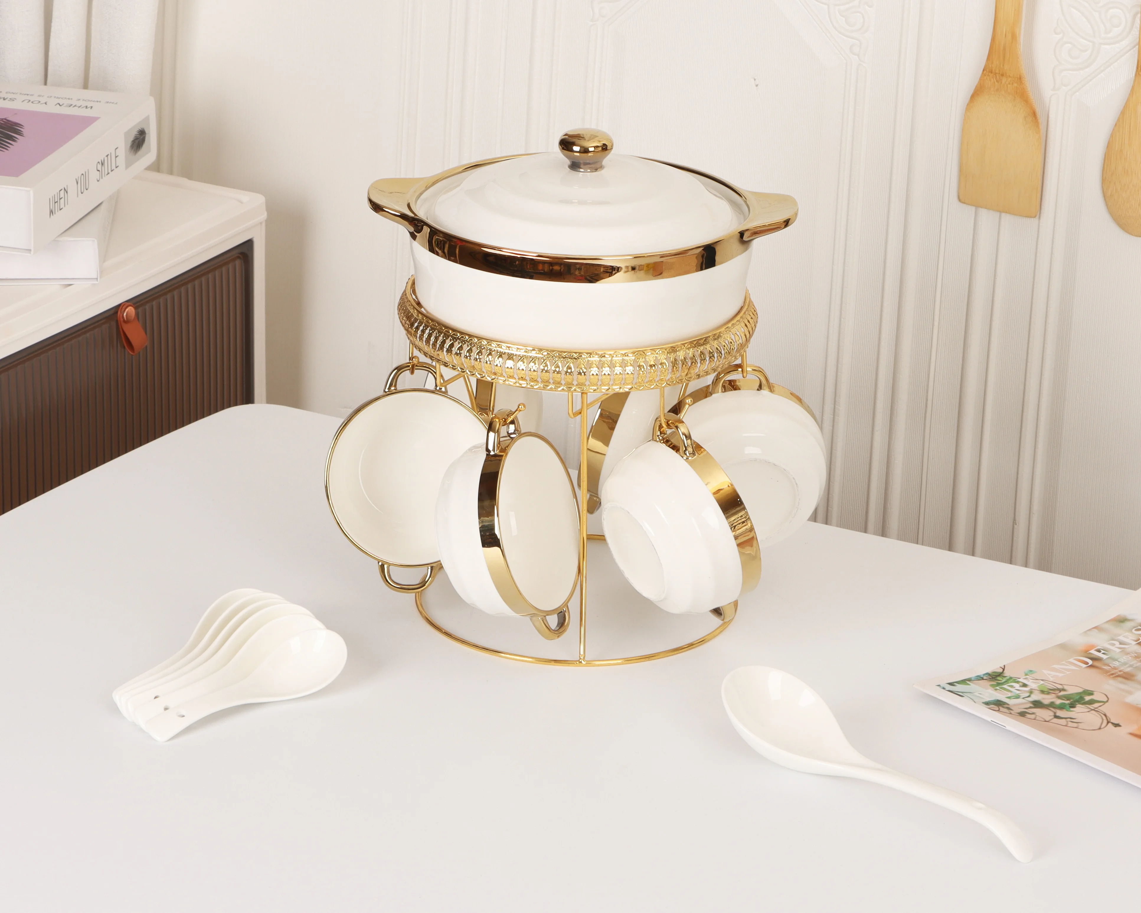 2024#new arrival soup tureen set ,houseware set ,dinnerware set ,soup bowl set