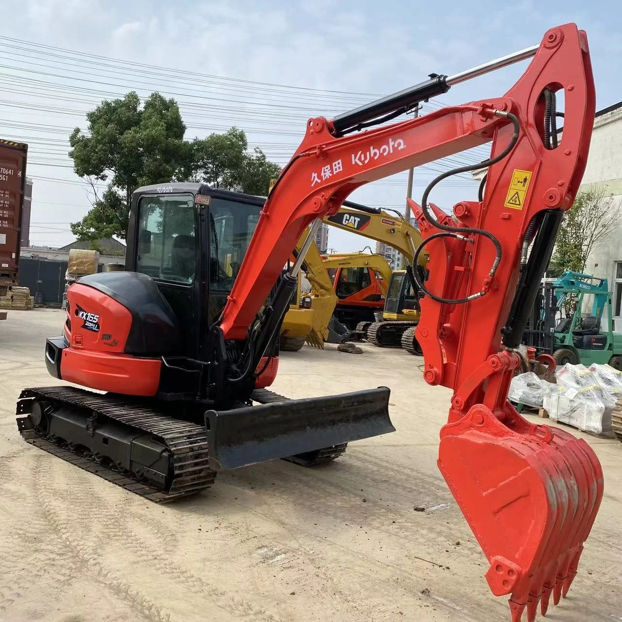 Japan Kubota KX165-5 Used Crawler Excavator Kubota KX165-5 Small Mini Diggers Compact excavadora