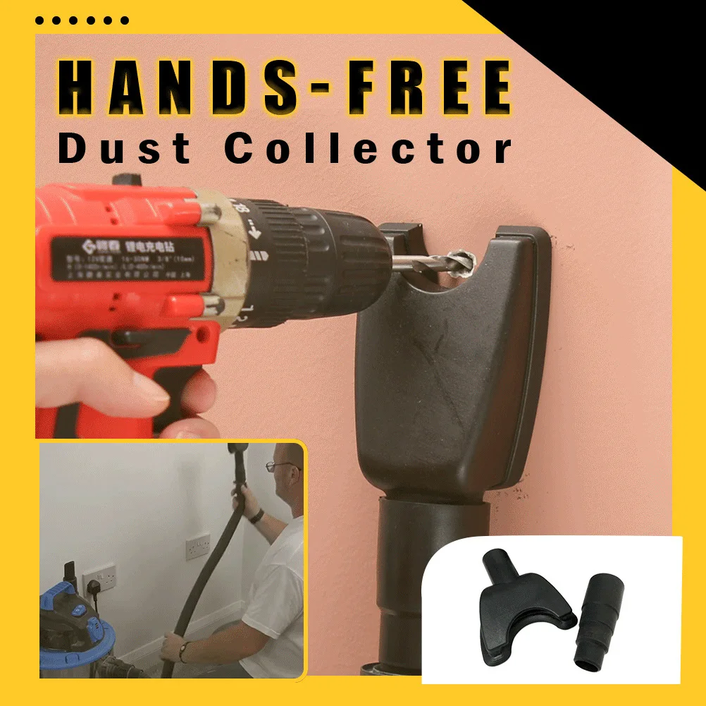 Dust Extraction Tool Electric Drill Dust Vacuum Suction Device Power Tool Accessories Upgraded Hand-Free Dust Collector