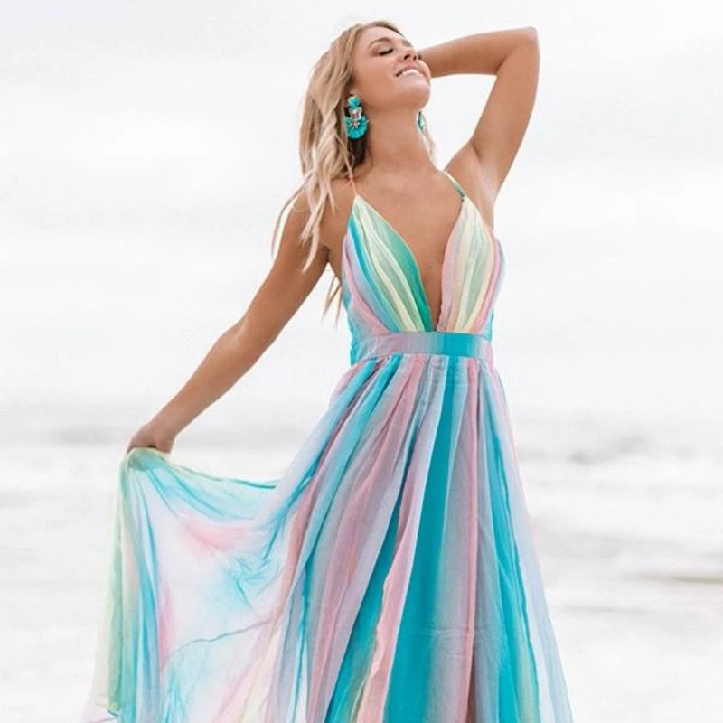 
Plus Size Rainbow Tulle Evening Robes Maternity Pregnancy Fancy Maxi Off Shoulder Cotton Gown Beach Slip Photo Shooting Dress 