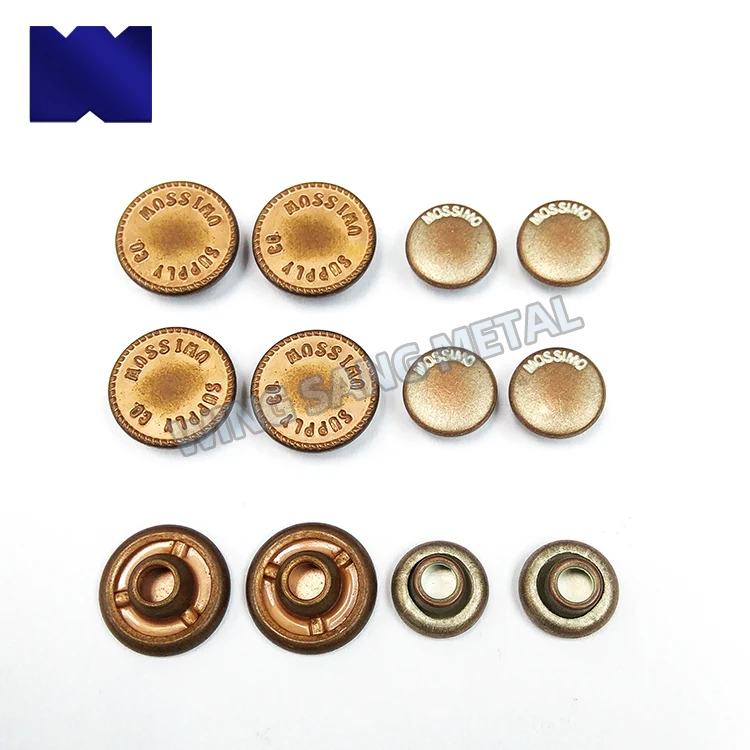 China Wholesale Garment Accessories Decorative Stainless Steel Rivets For Jackets Clothes Leather  Bag