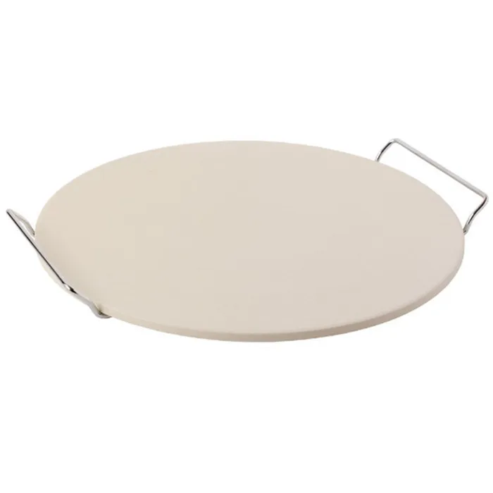 Round Cordierite Durable Baking Stones for Ovens & Grill & BBQ, Stone Oven Round Pizza Stone