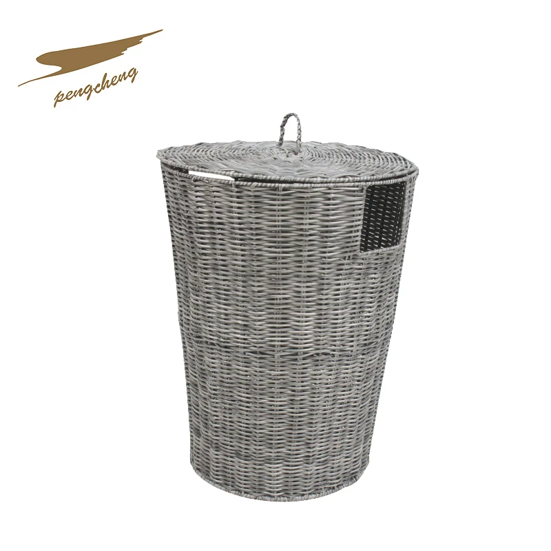 Полипропиленовые Складная корзина для белья с крышкой
