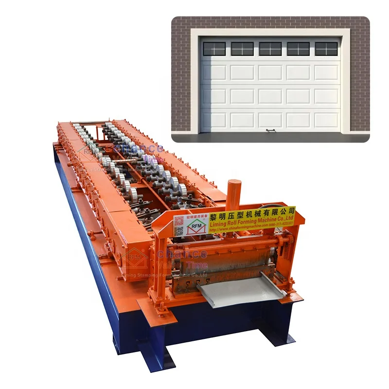 Full Automatic Steel garage door panel roll forming machine Roller Shutter Panel Door Frame Making Roll Forming Machine Price
