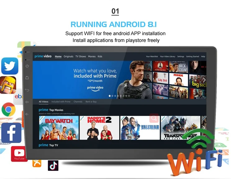 Лидер продаж 10 1 дюймов подголовник автомобиля Android монитор заднего сиденья сенсорный IPS Ресторан Сенсорный экран видео плеер