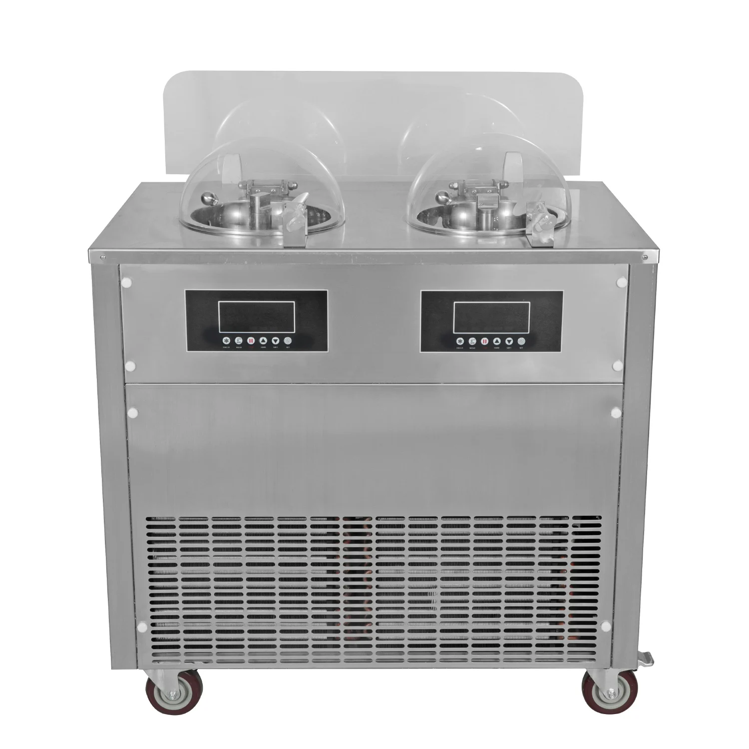 Shanyou Double Cylinder 20L Ice Cream Gelato Machine Hard Ice Cream Machine Hard Ice Cream Batch Freezer Stainless Steel 304
