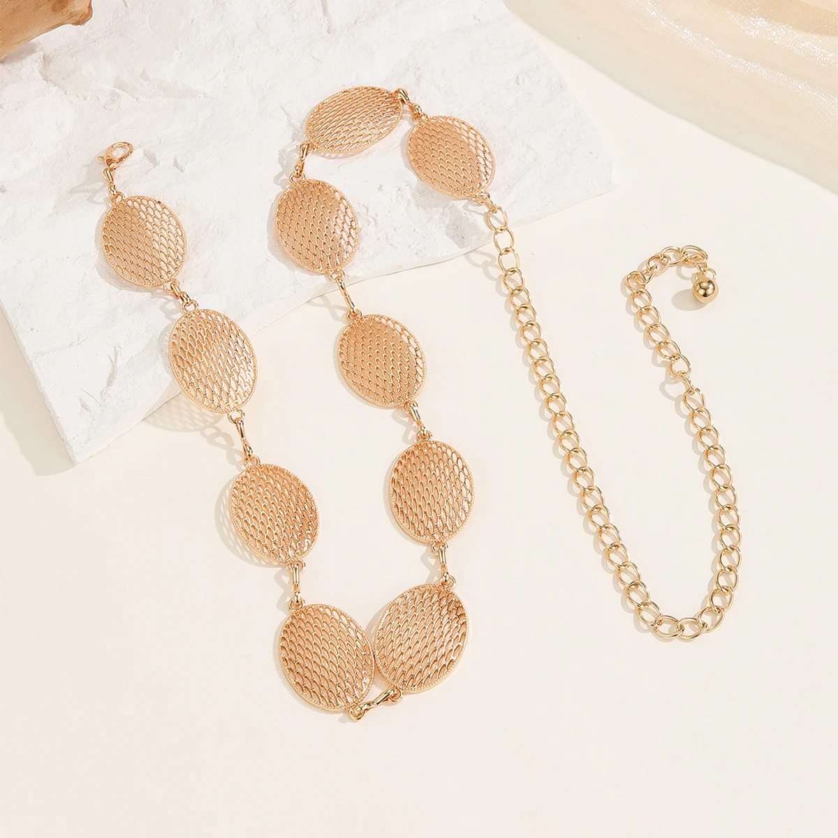 Новинка, женская модная универсальная цепочка с поясом, тонкая металлическая цепочка, стильная декоративная юбка