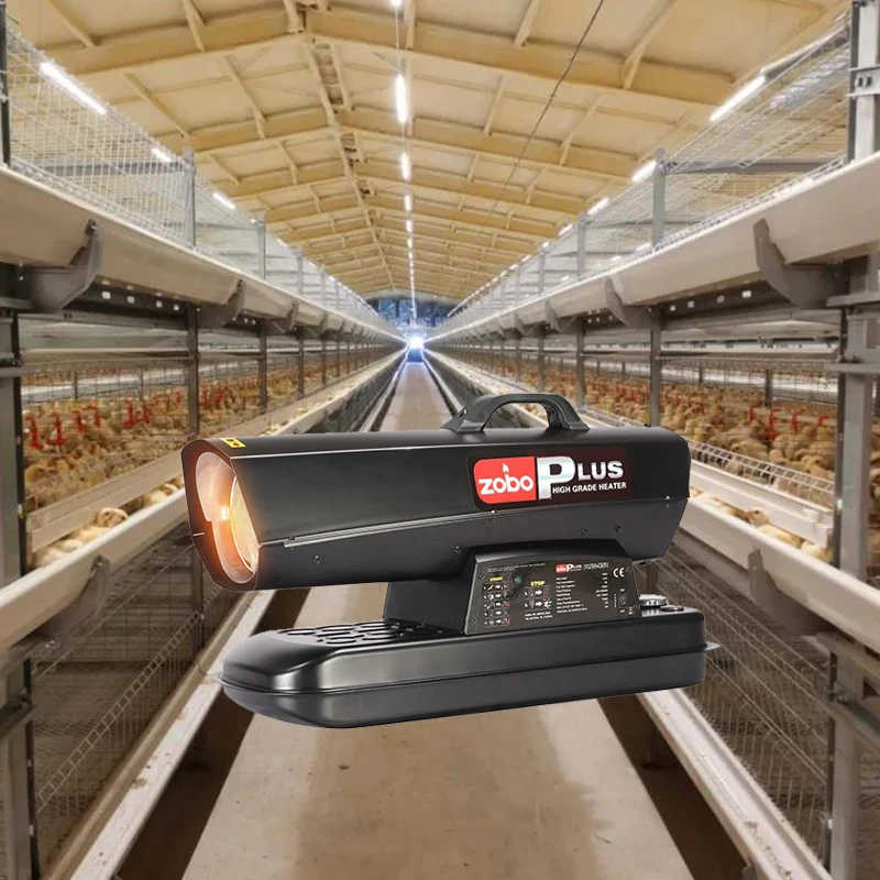 Poultry brooding equipment industrial fuel burning diesel/kerosene oil air heater chicken farm house heater