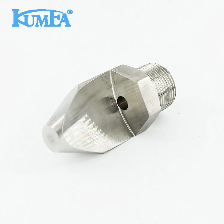 KUMEA Large size Stainless steel Water Washing Narrow Angle Spoon Deflector Jet Flat Fan Spray Nozzle