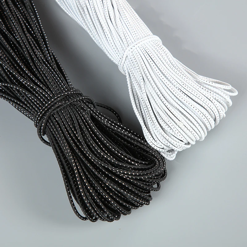 rubber rope elastic drawstring string stopper cord end lock elastic rope adjustable custom cord locks toggle elastic cord