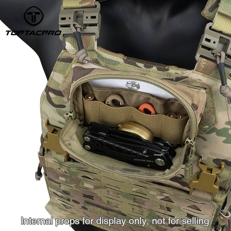 TOPTACPRO тактическая панель администратора сухие аксессуары для повседневного использования сумка хранения груди сумка-переноска MOLLE