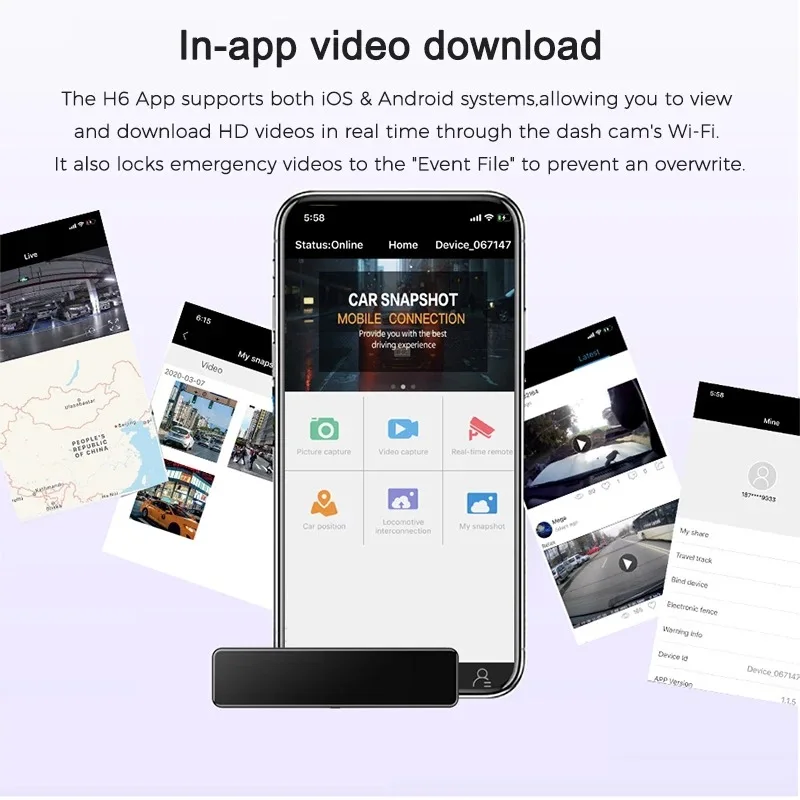 4K 12 дюймов ЖК-дисплей 2160P спереди 1080P Wi-Fi 170 широкоугольный двойной приборная панель камера рекордер автомобильный