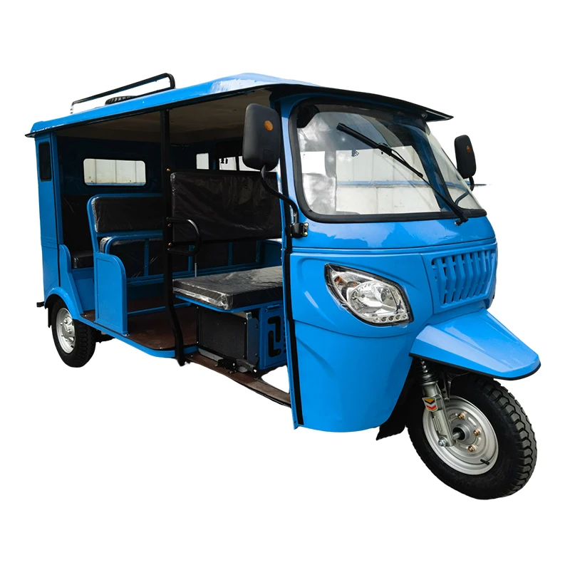 150-200CC Water Cooling Hot Selling 6 Seater Gasoline Tricycle Bajaj Tuk Tuk