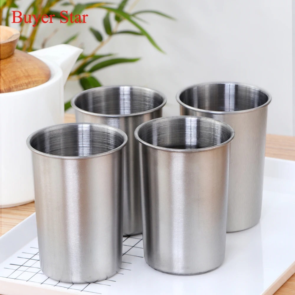 Customize Logo Cheap Metal Stainless Steel Coffee/Beer Drinking Water Tumbler Cup