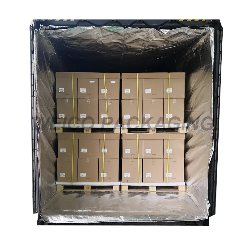 Aluminum Foil Thermal Insulated Cargo Container Liner to keep good condition