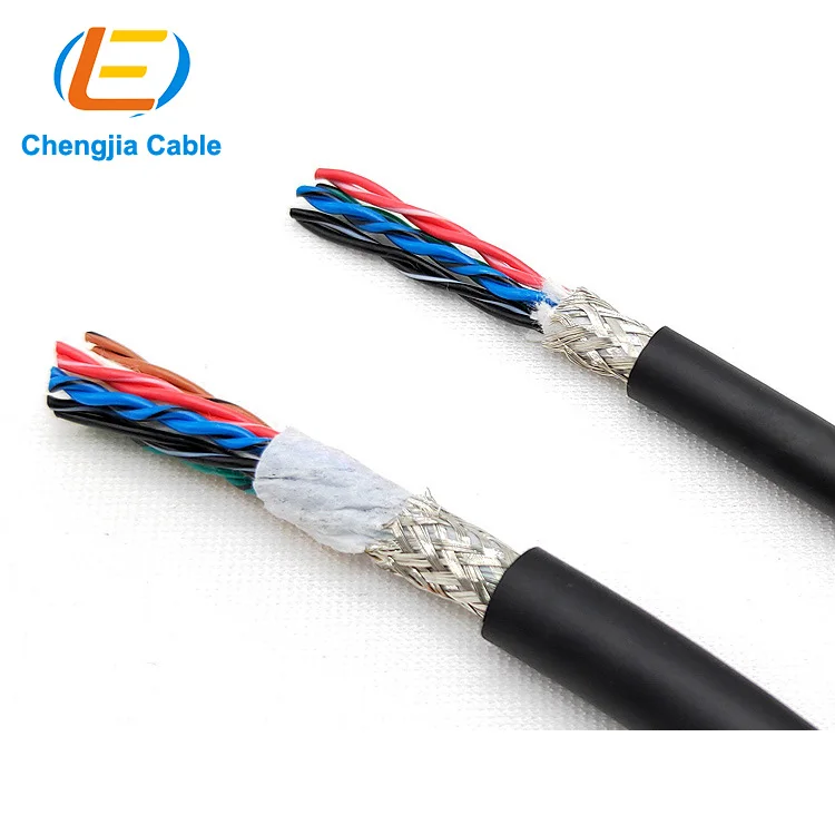 Sensor System Flexible Pvc Ferrule Marking Data Cable Chain Drag Cable