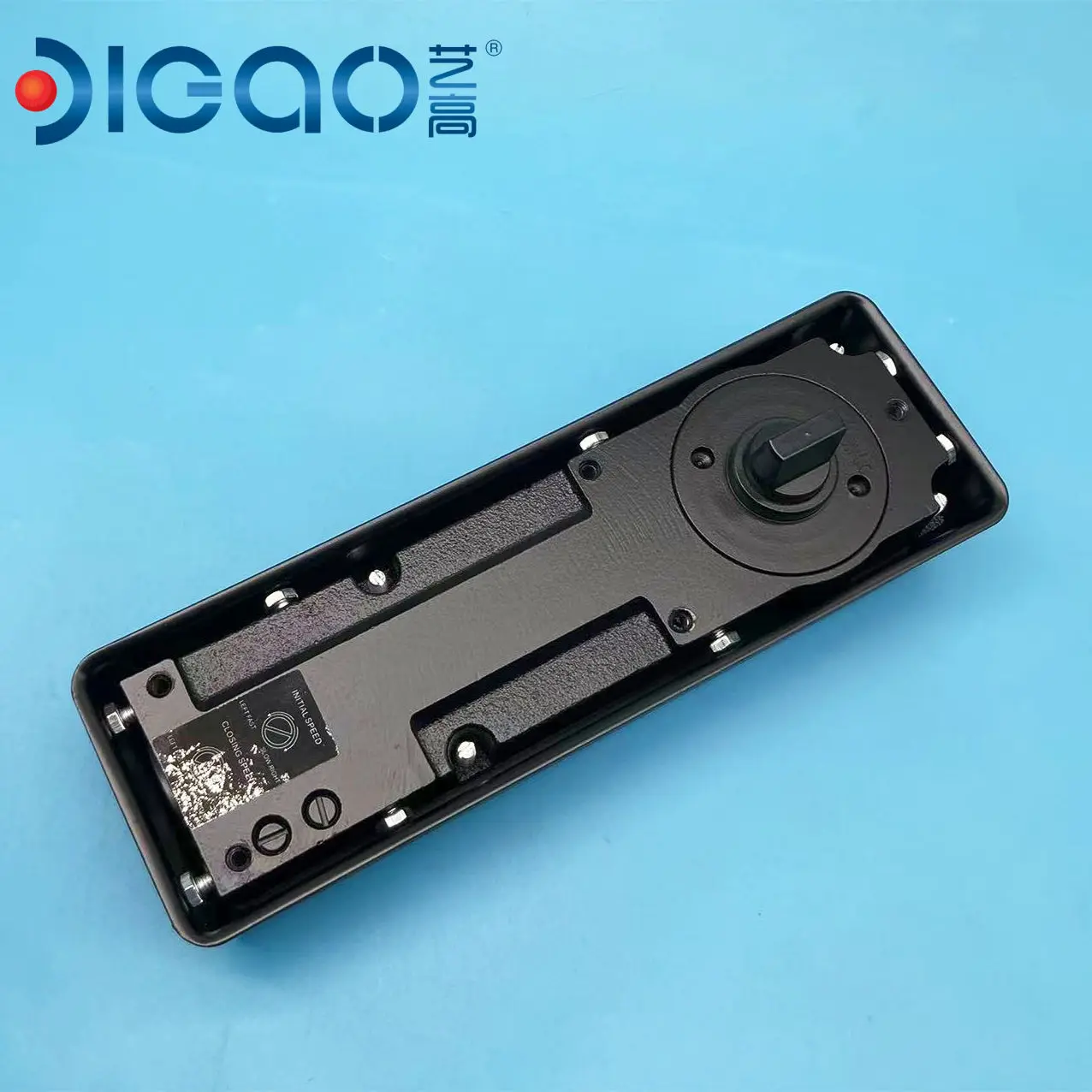 hydraulic floor hinge double speed adjustable 120kg floor hinge