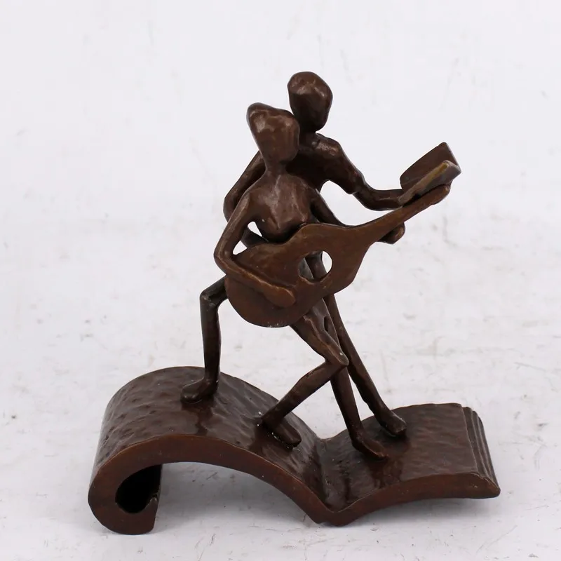 Metal Crafts Cast Iron Dancing Couple Sculpture Statue For Other Home Decoration Souvenir Gift Table Top Decoration Luxury