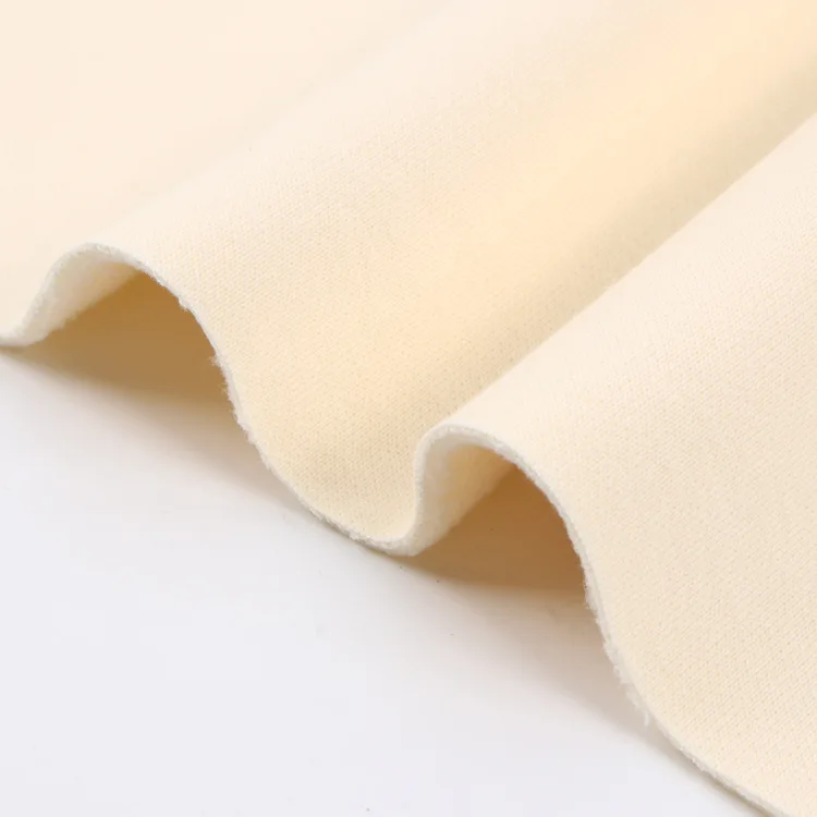 Ready to ship heavyweight cvc 60/40 fleece fabric knit short pile terry fleece fabric for hoodies