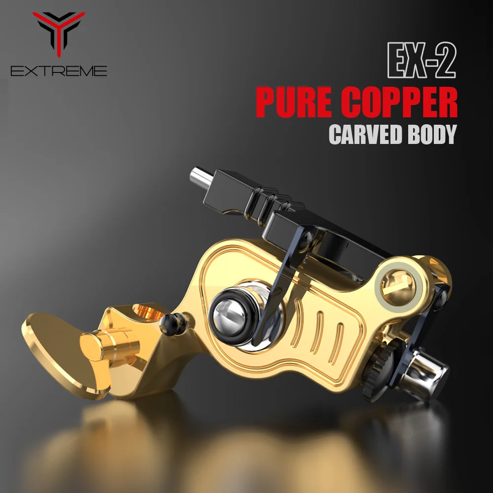 Dragonhawk EX-2 Rotary Tattoo Machine  RCA Connected for body art
