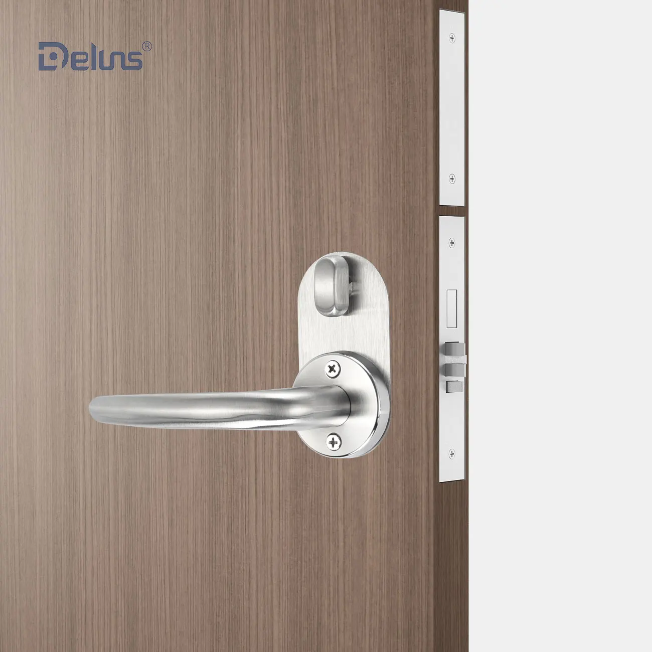Deluns  offline and online smart RFID card security electric digital hotel door lock management system
