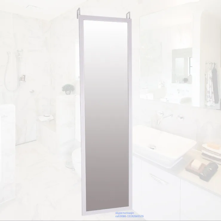 30x120cm 40x150cm wholesale  Home decorative White framed wall mirror hanging bathroom mirror door mirror