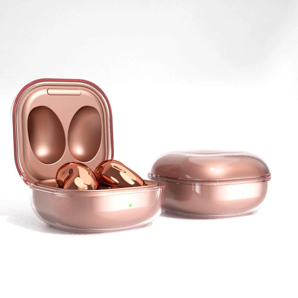 Hot Sale Soft TPU Transparent Earphone Case for Samsung Live Clear Cover Headphone Storage Box