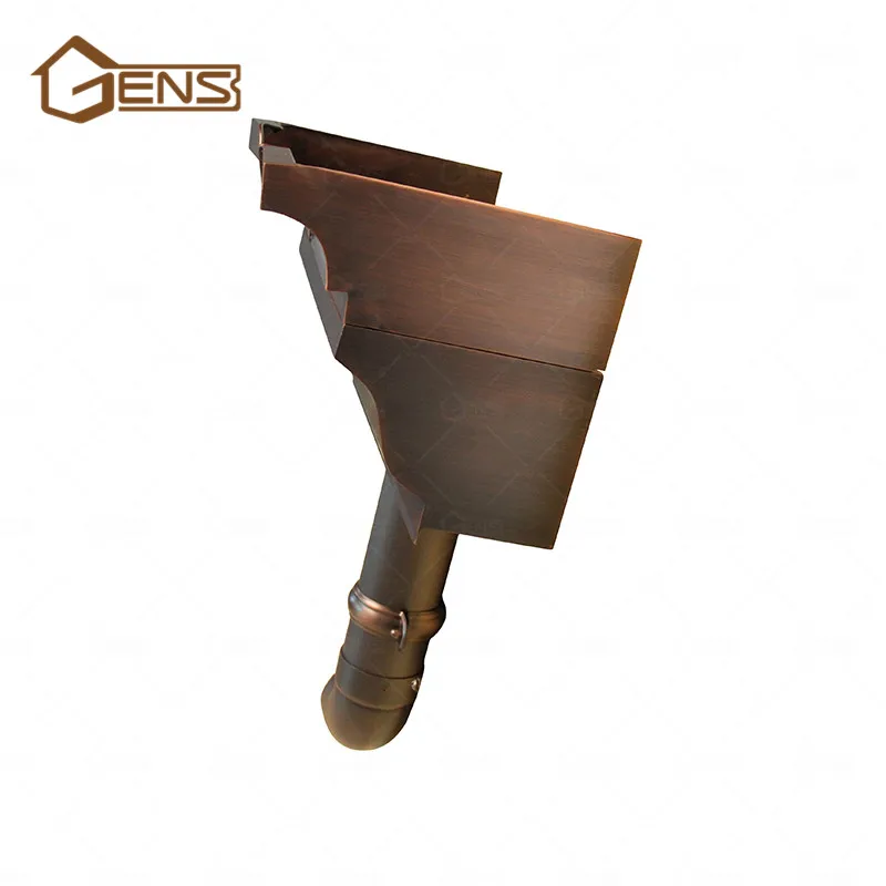 construction & real estate of building materials for copper downspout