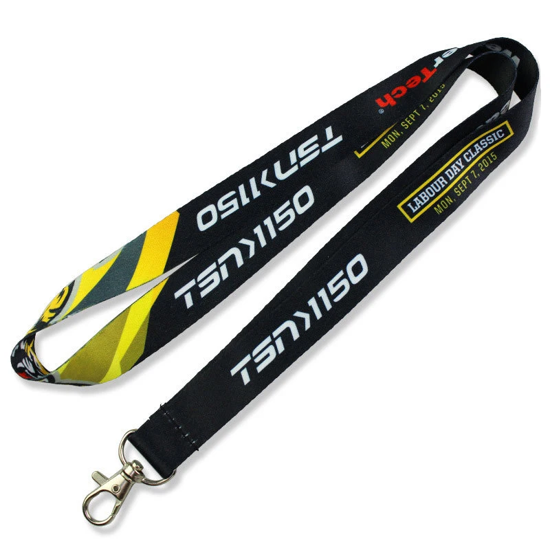 High quality custom personalized printed Heat Transfer Lanyard Pouch Id Card Lanyard Neck Strap