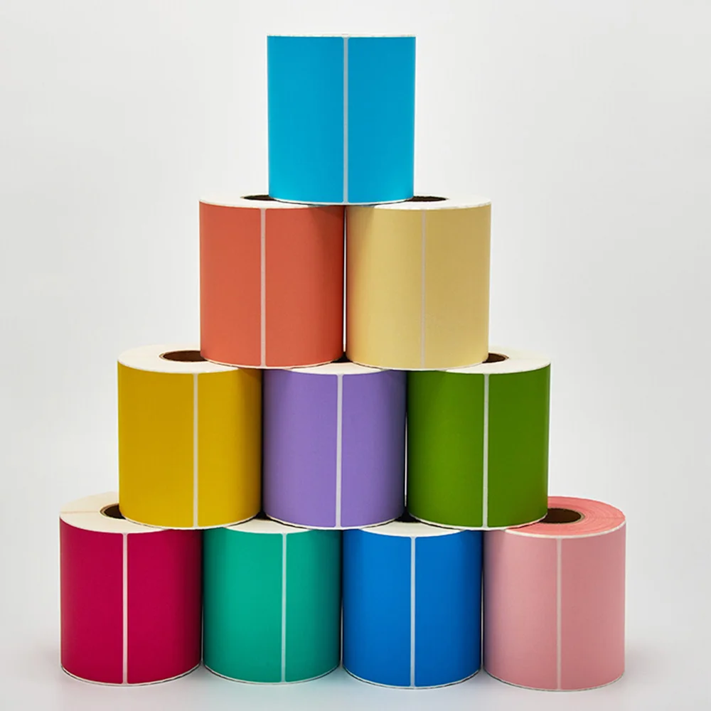 ODM&OEM Customized Any Color Waterproof  Thermal barcode printer sticker Paper label roll