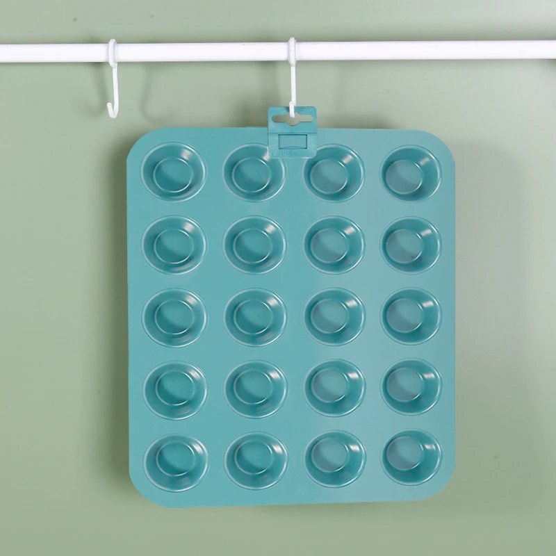 Chefmade WK10046 Non stick carbon steel professional bakeware mini muffin  20 CupS Non-stick Mini Muffin Pan