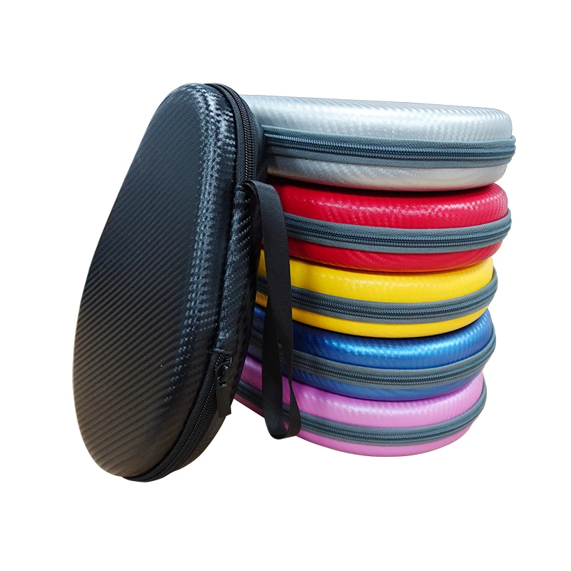 EVA Dustproof Custom  Wholesale Portable4 Rackets Table Tennis Racket Bat PU Leather Pingpong Case