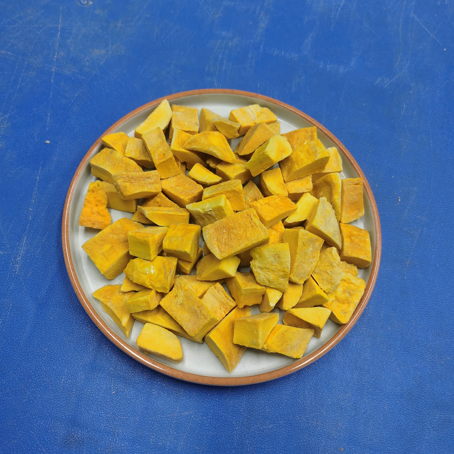 Hot Selling Freeze Dried Mango Strips Sugar Free Yellow FD Mango Chunks