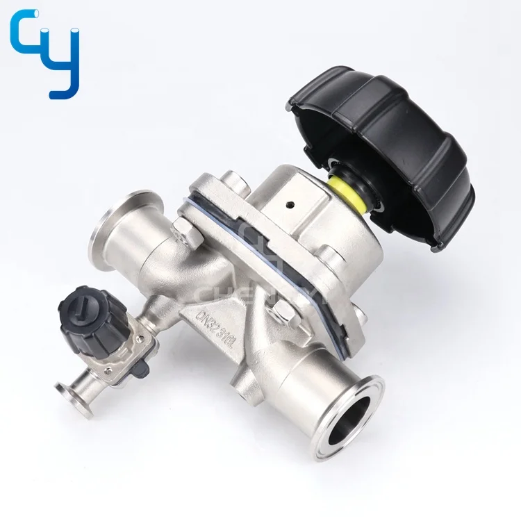 Stainless steel sanitary diaphragm valve DN6-DN125