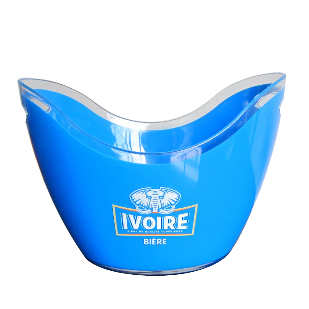 PS oval ice bucket Plastic Cheap bucket