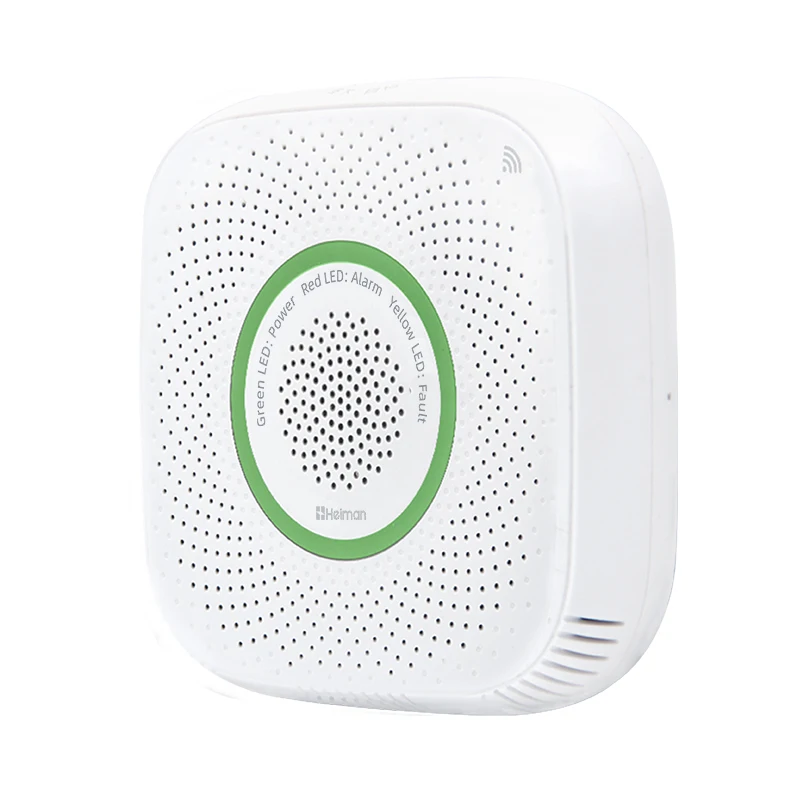 fire safety system tuya lpg gas detector wifi gas leak detector alarm for home kitchen
