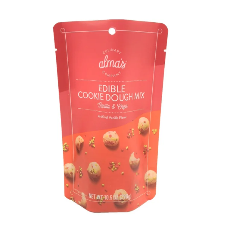 Top Zip Plastic Bag Food Packaging/ 3 Side Seal Zipper Bag/ Stand up Pouch Ziplock Bag for Meat, Pork, Beef, Sea Food