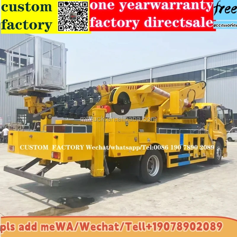 Грузовик I SUZU Sinotruk HOWO 24 26 м 45 80 футов новый изолированный ковшовый подъемник Рабочая платформа грузовик