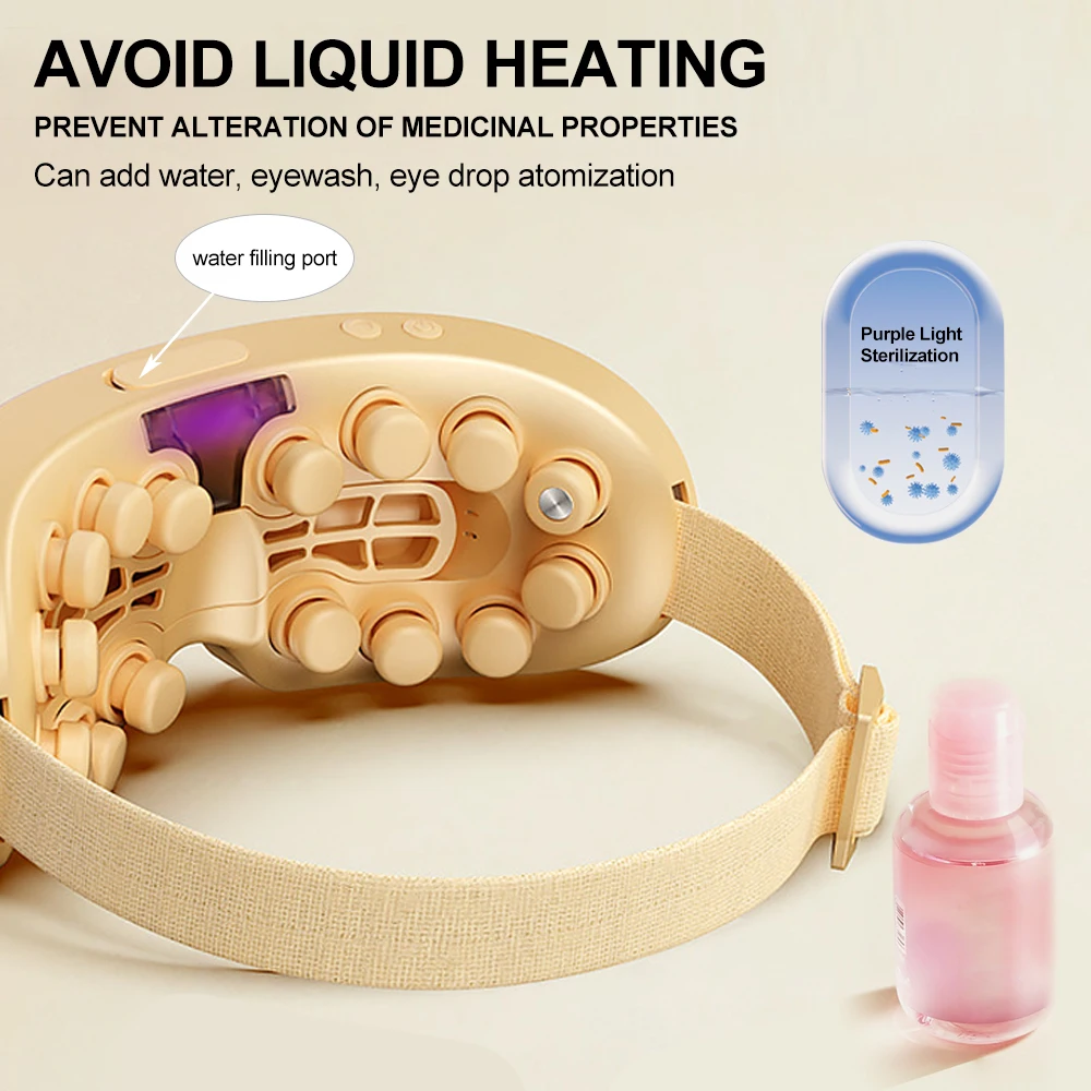 Fatigue Smart Eye Massager With Heat Compression Eye Bag Removal Machine Eyes Massage Equipment