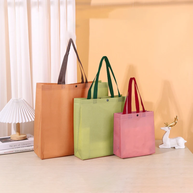 Factory Wholesale Cheap Price Recycle Custom Logo Non Woven Bag Eco Friendly Solid Color Durable Non Woven Shopping Bag