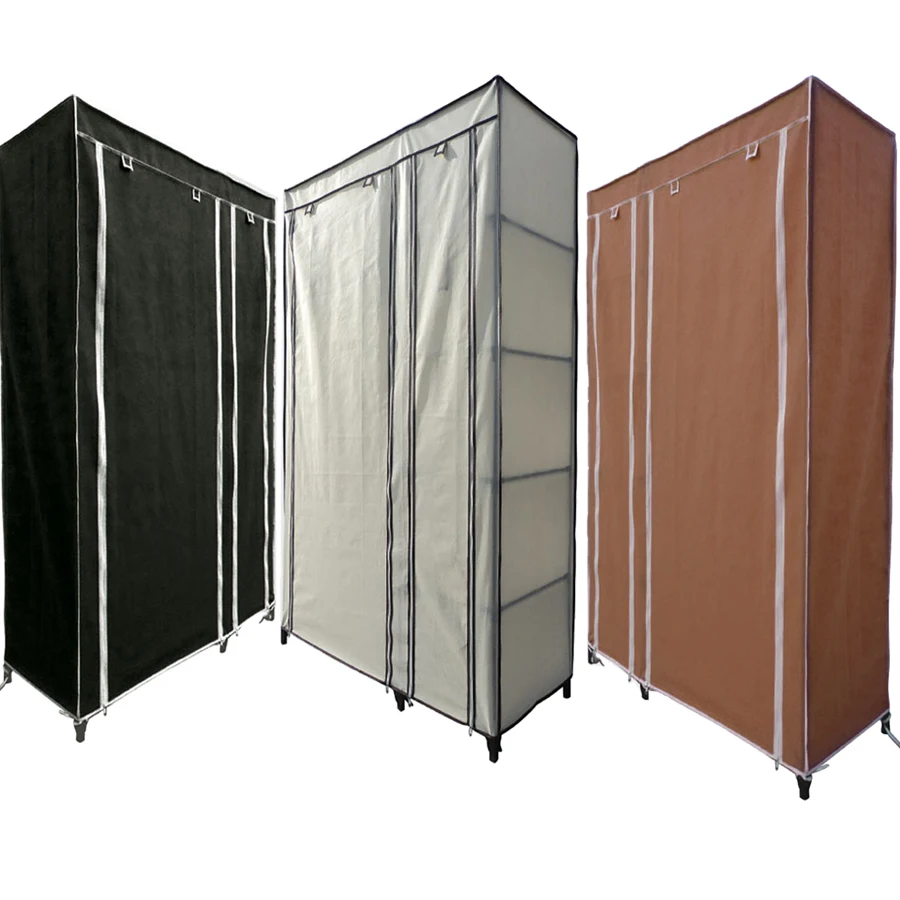 Hot cheap DIY Non-woven single detachable folding fabric wardrobe cloth closet cabinet organizer