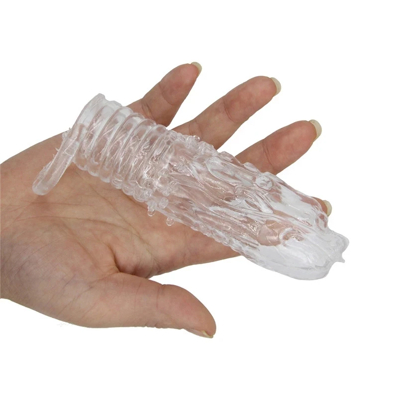 Adult Sex Toys For Men Crystal Condoms,Penis Extensions,Penis Sleeves Extend Sleeve Sex Toys Sex Product for Male