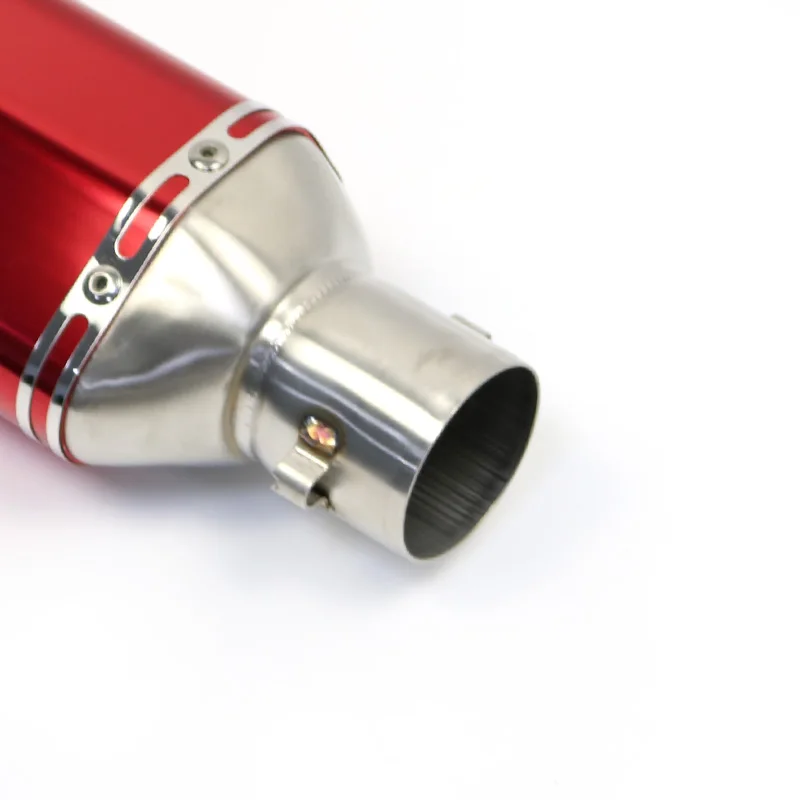 Red ATV dirt bike scooter GP SC exhaust muffler For motorcycle akrapovic exhaust CBR250 FZ8 CBR GSXR exhaust system