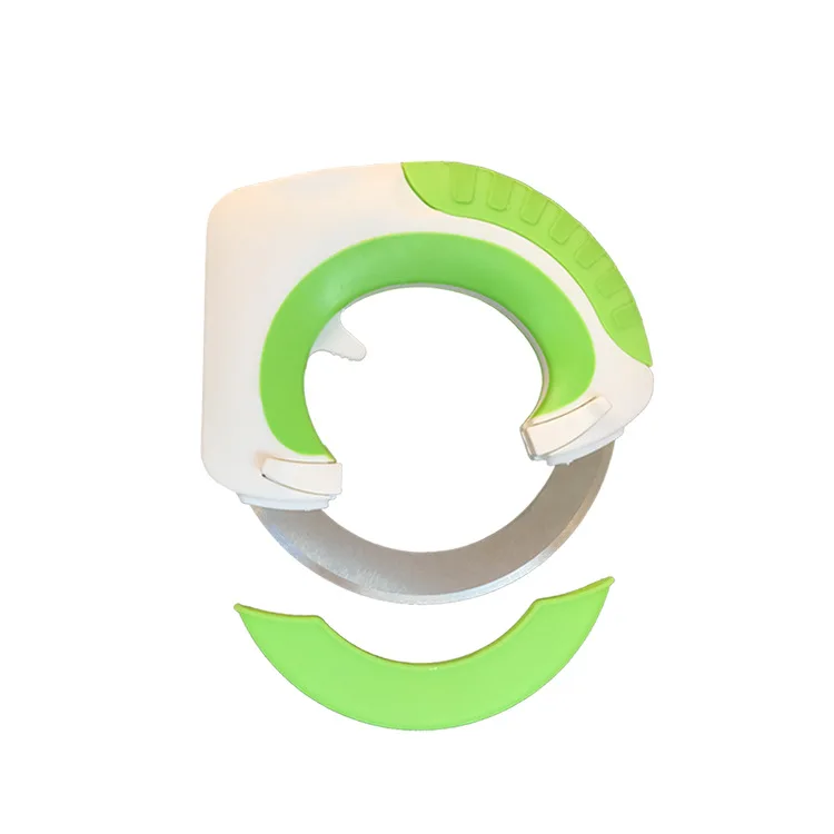 Factory wholesale cheap Fashion Design Kitchen Multi-purpose Circular Rolling Knife For meat pizza pastry herbs