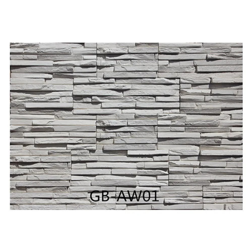 Faux wall stone tile panel