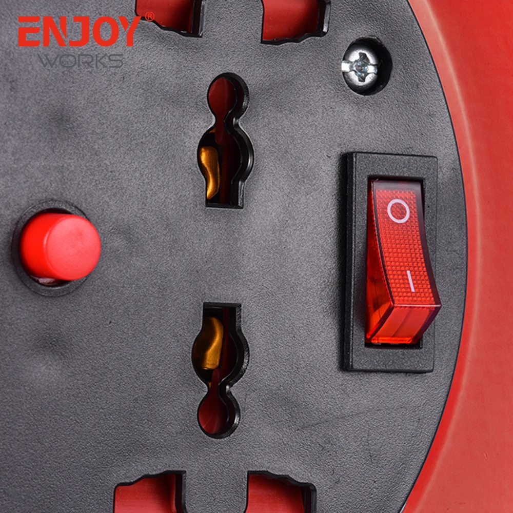 50M retractable Extension cable Reels industrial outdoor electric extension cables UK Italy Universal socket