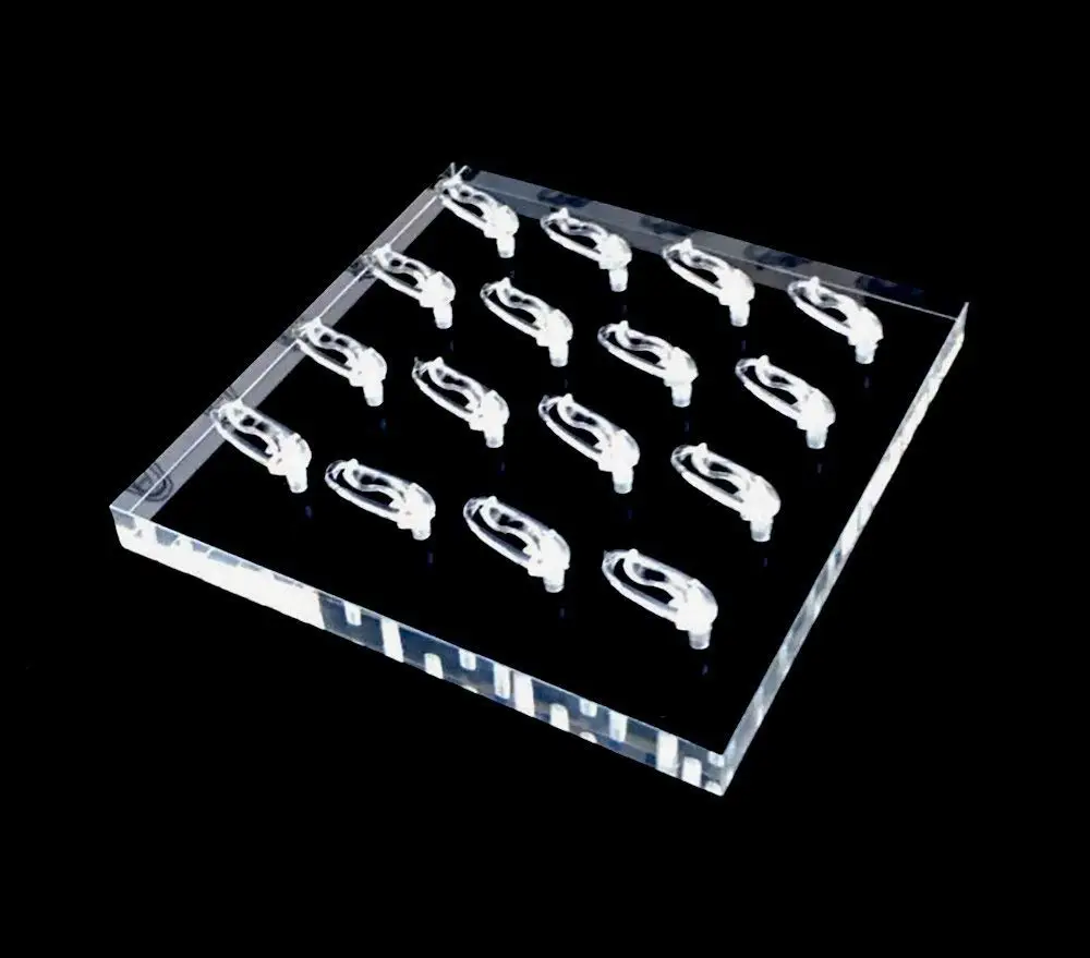 Заводская распродажа ювелирный дисплей хорошего качества матовое акриловое кольцо подставка для кольца